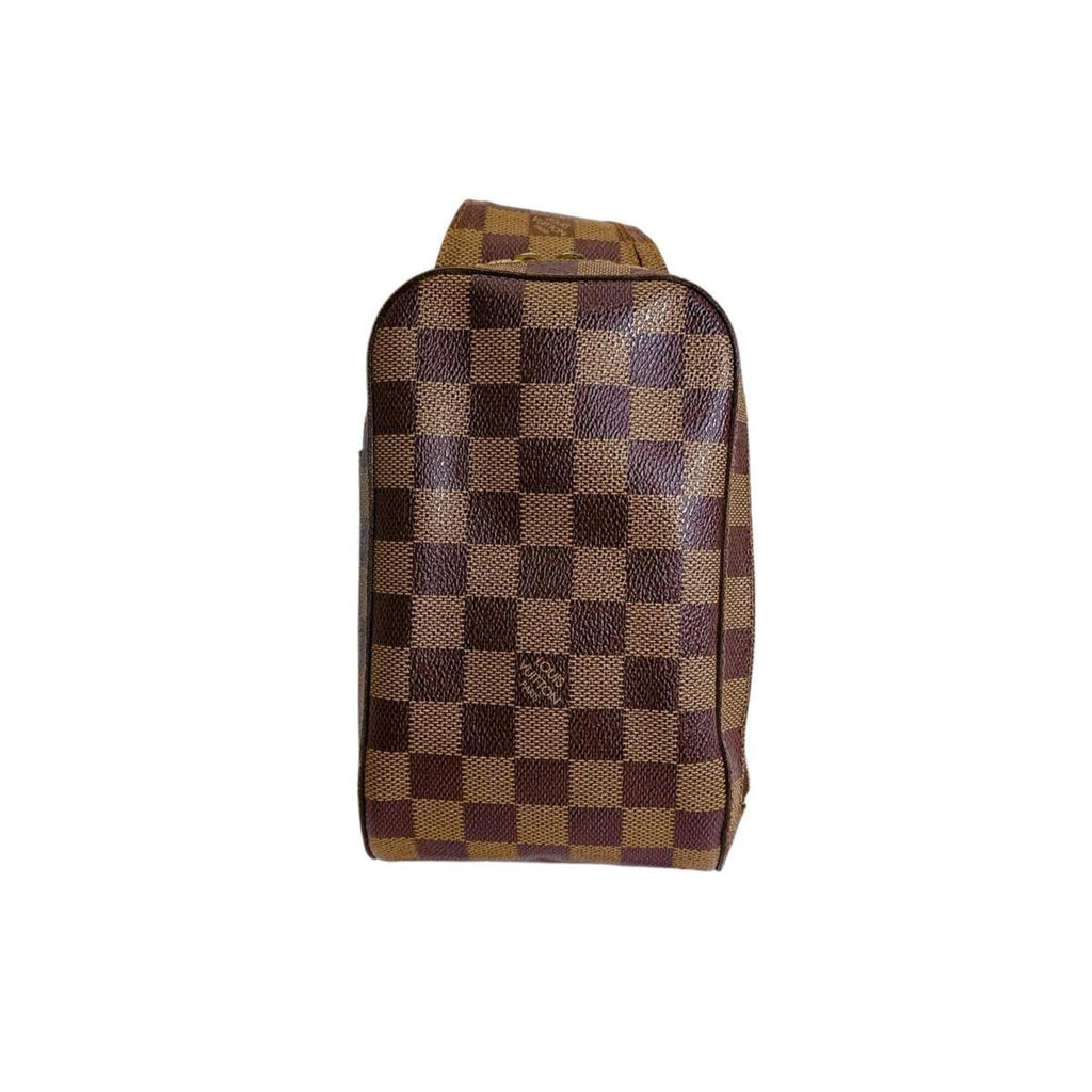 Louis Vuitton Damier Ebene Damier Canvas Fanny Pack Sling Bag