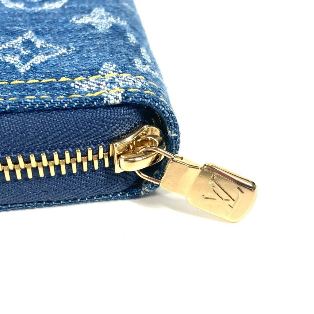 Louis Vuitton Monogram Denim Blue Long Wallet