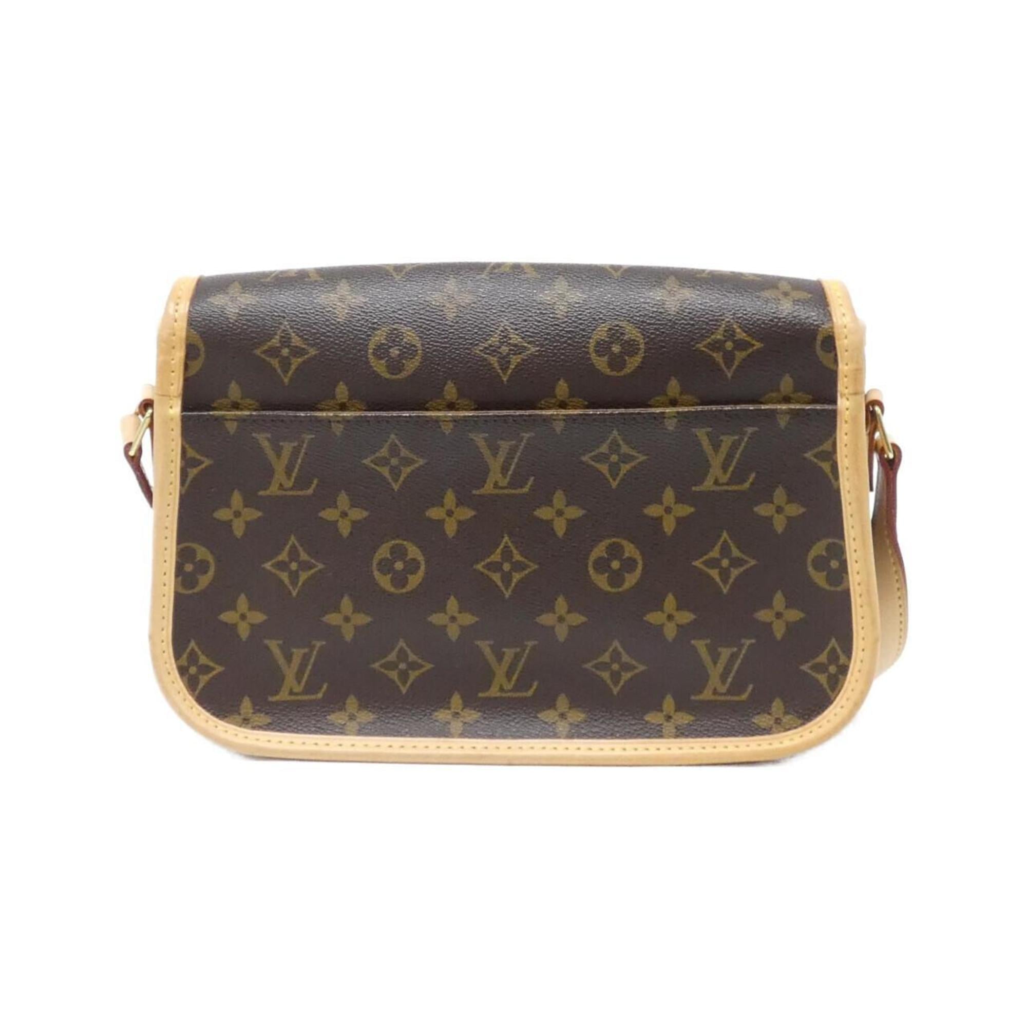 Louis Vuitton Marron Coated Canvas Shoulder Bag