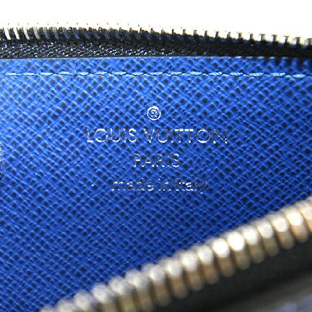 Louis Vuitton Cobalt Monogram Coated Canvas Taigarama Leather Coin Purse/Coin Case