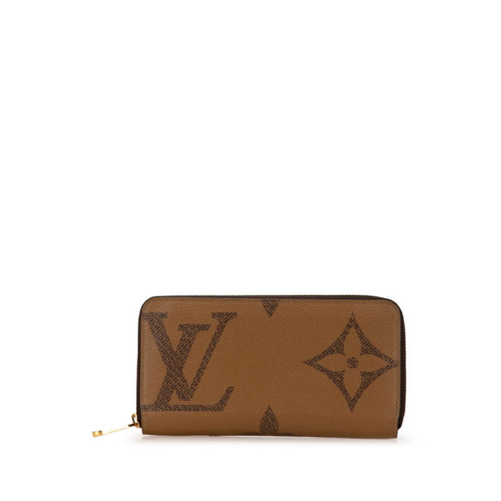 Louis Vuitton Brown Pvc Leather Long Wallet