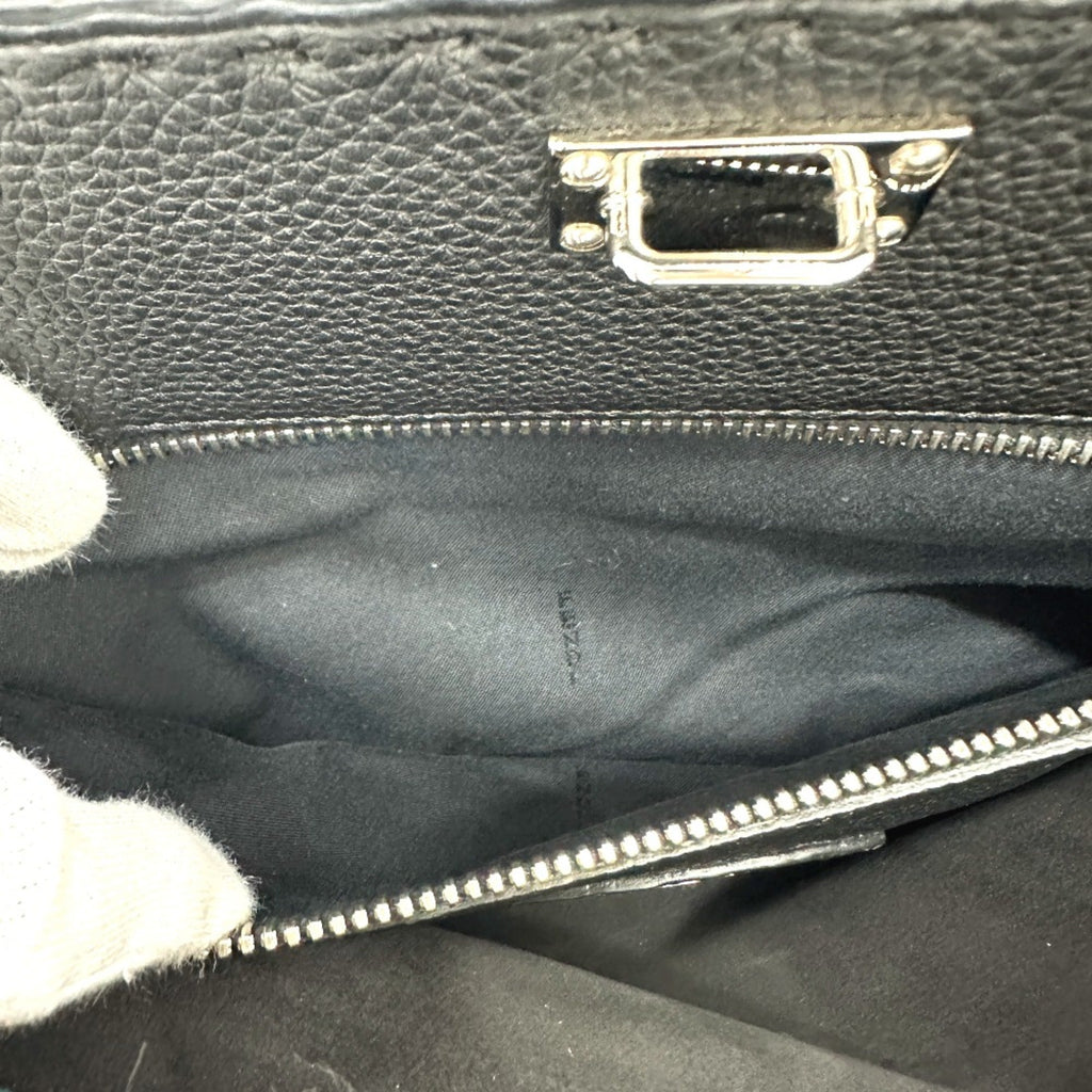 Fendi Blue Leather Briefcase