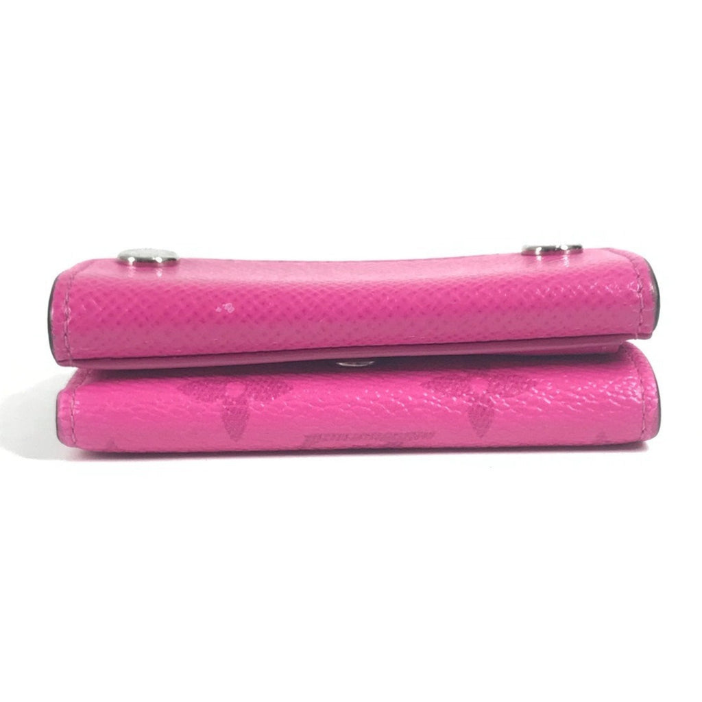 Louis Vuitton Pink Taigarama Wallet (Tri-Fold)