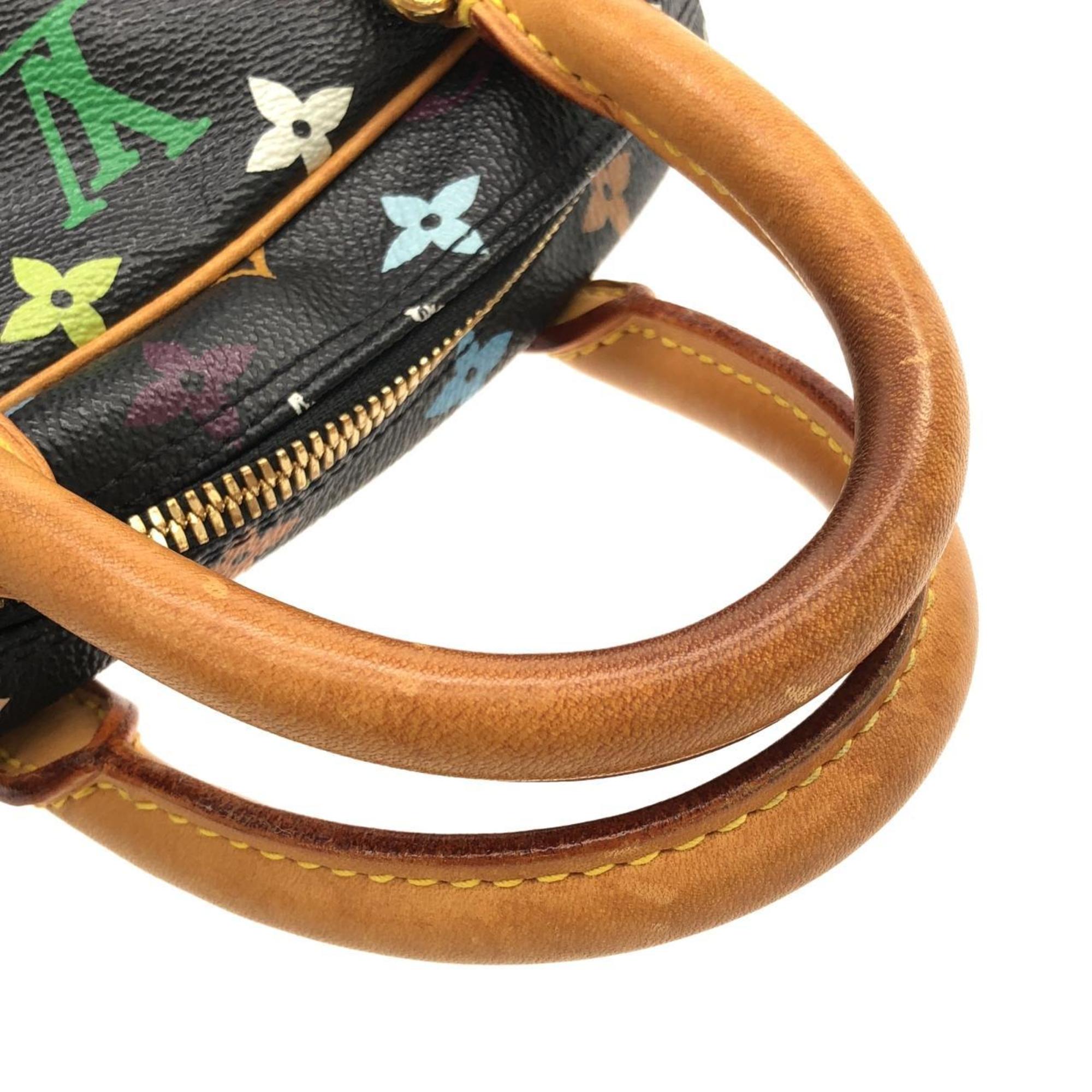 Louis Vuitton Black Coated Canvas Handbag
