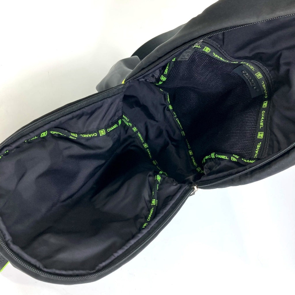 Chanel Black Cloth Backpack