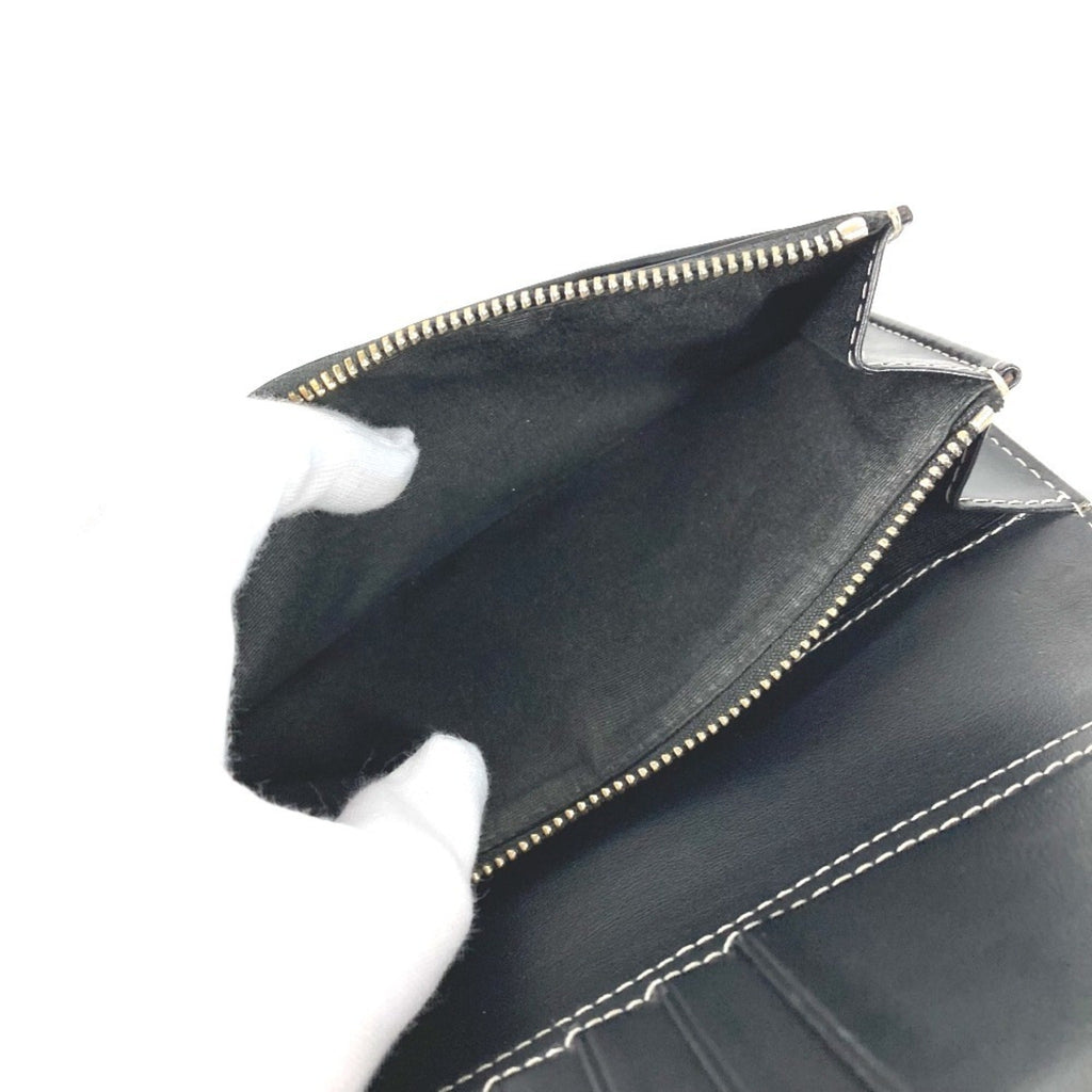 Burberry Brown Pvc Long Wallet (Bi-Fold)