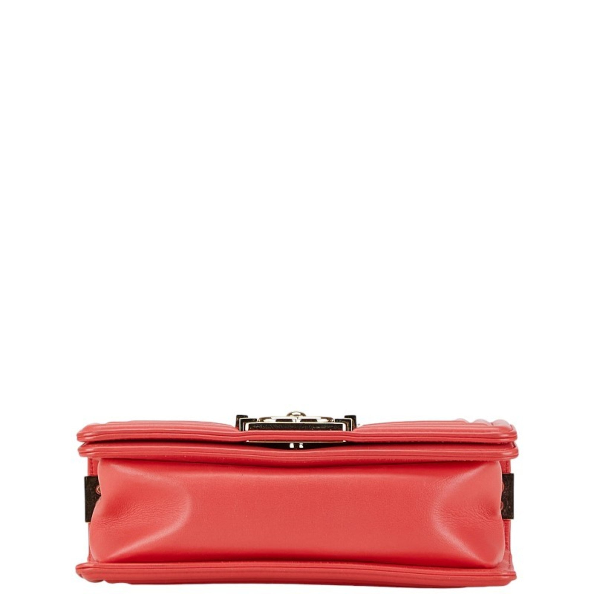 Chanel Boy Chanel Multi-Color Pink White Tweed Leather Shoulder Bag