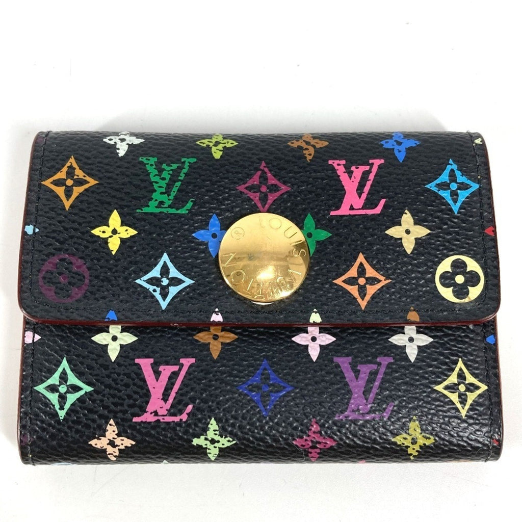 Louis Vuitton Black Noir Monogram Multicolore Coin Purse/Coin Case
