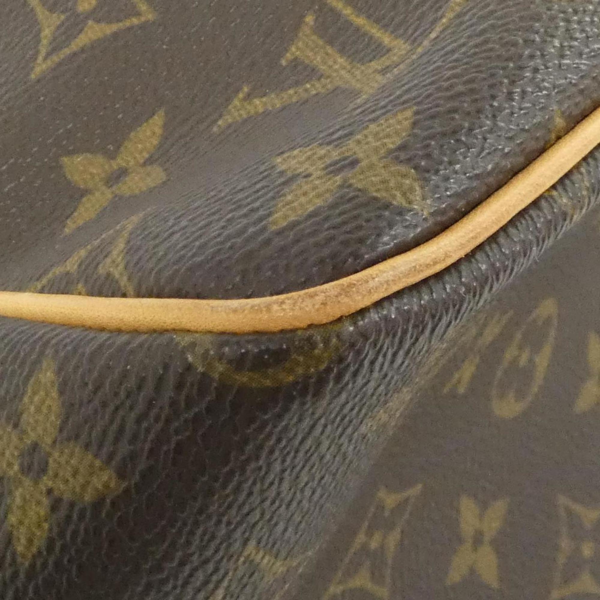 Louis Vuitton Marron Coated Canvas Handbag