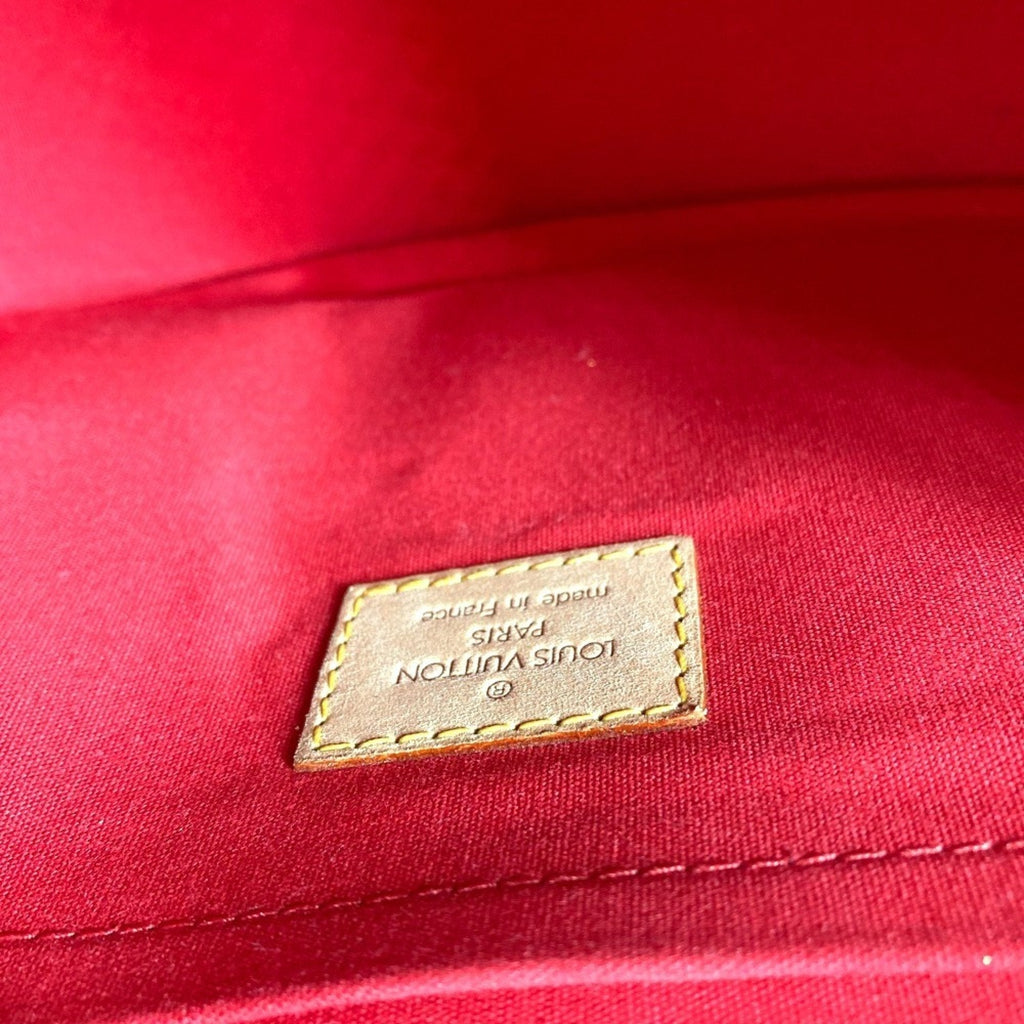Louis Vuitton Monogram Vernis Red Color Rouge Monogram Vernis Shoulder Bag