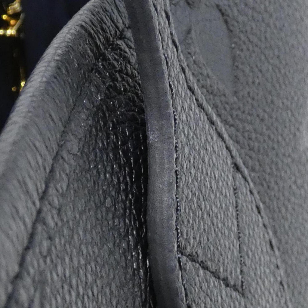 Louis Vuitton Black Leather Handbag