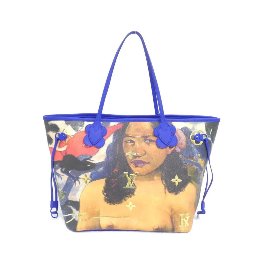 Louis Vuitton Blue Dark Blue Coated Canvas Handbag