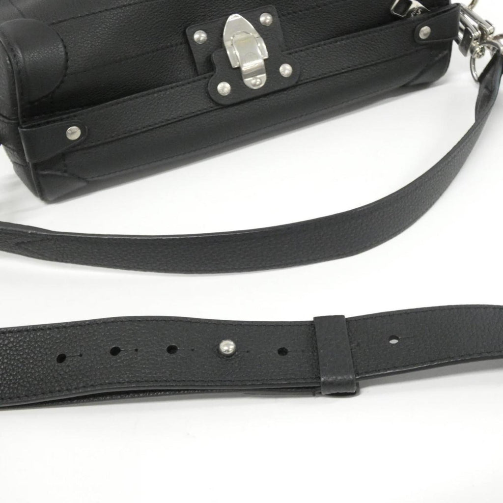 Louis Vuitton Black Leather Shoulder Bag