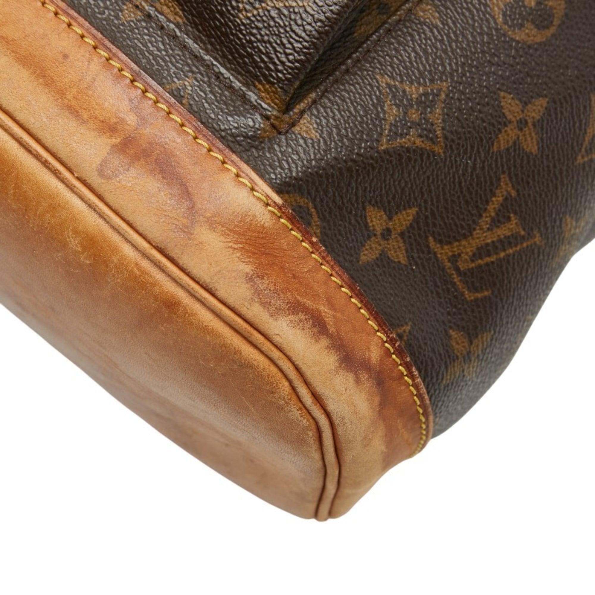 Louis Vuitton Brown Pvc Leather Backpack
