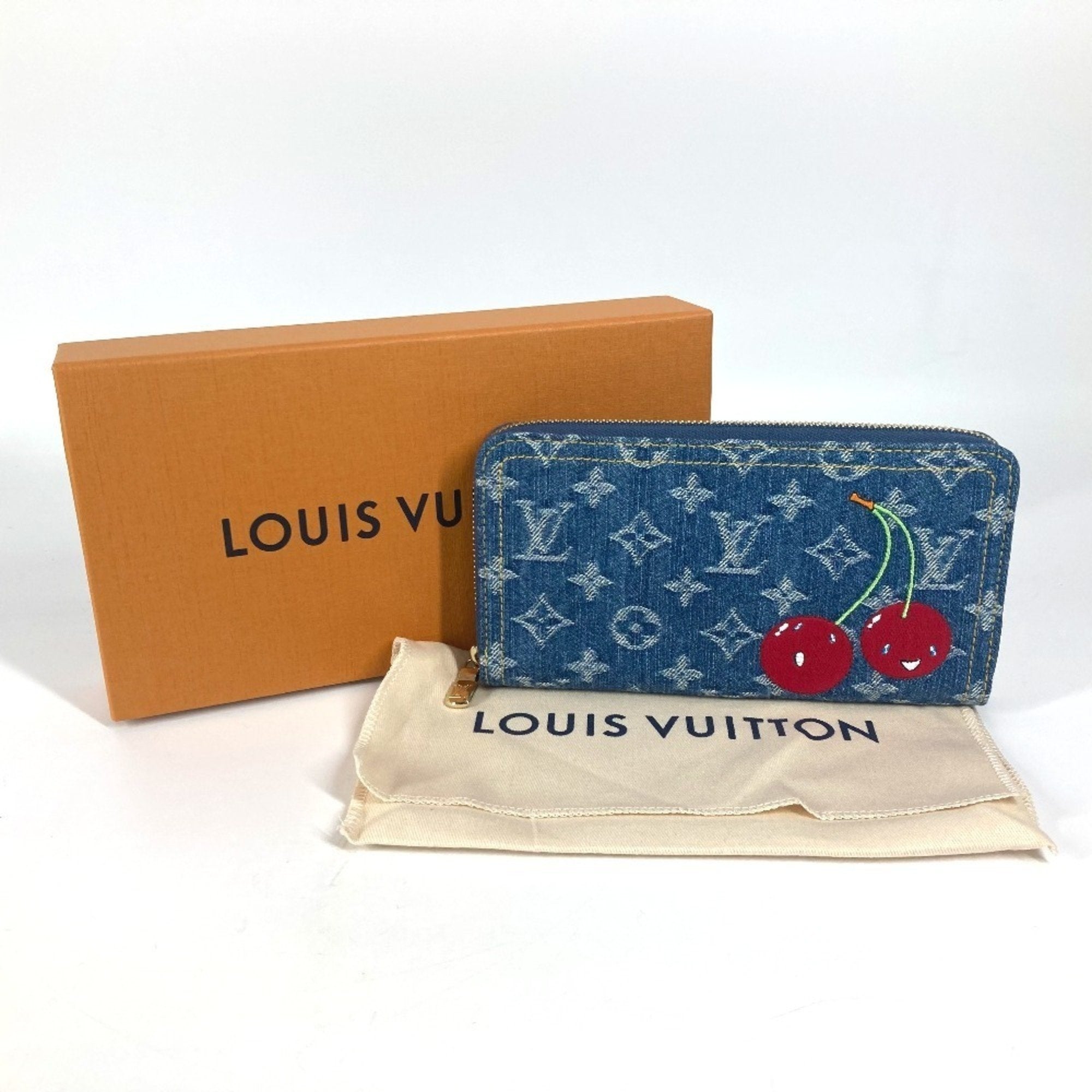 Louis Vuitton Monogram Denim Blue Long Wallet