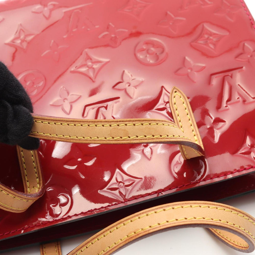 Louis Vuitton Indian Rose Red Color Vernis Handbag