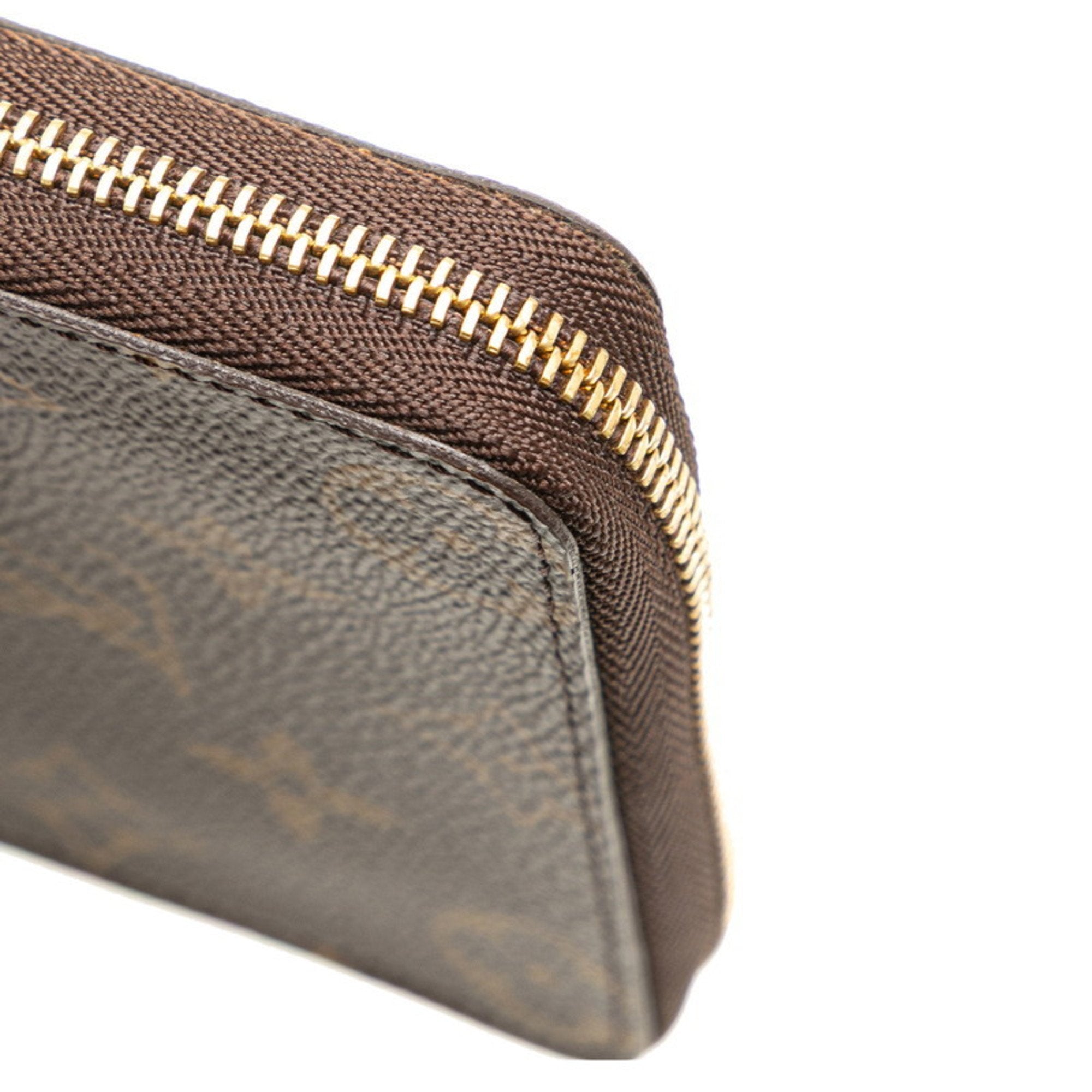 Louis Vuitton Brown Pvc Leather Coin Purse/Coin Case