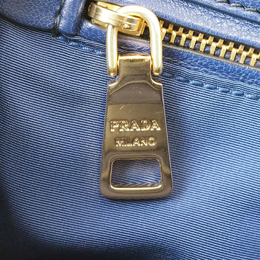 Prada Navy Nylon Shoulder Bag