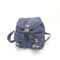 Prada Purple Nylon Leather Backpack