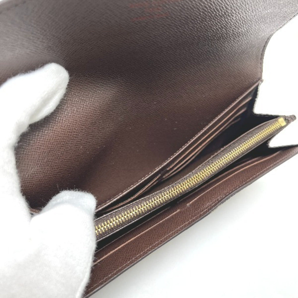 Louis Vuitton Ebene Damier Canvas Long Wallet