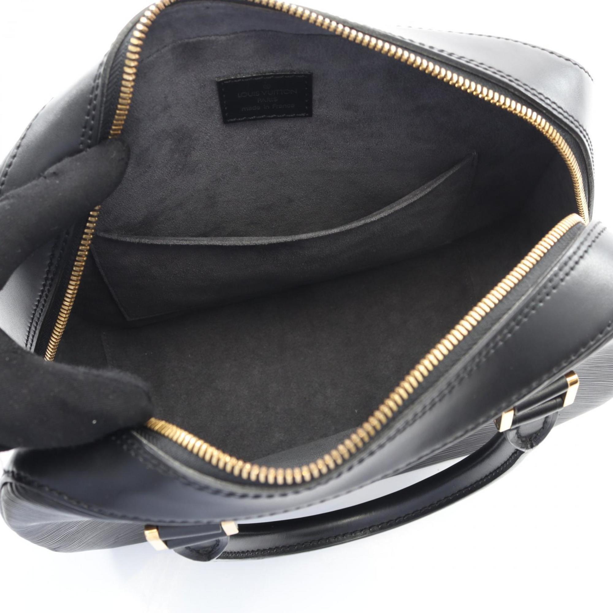 Louis Vuitton Black Epi Leather Handbag