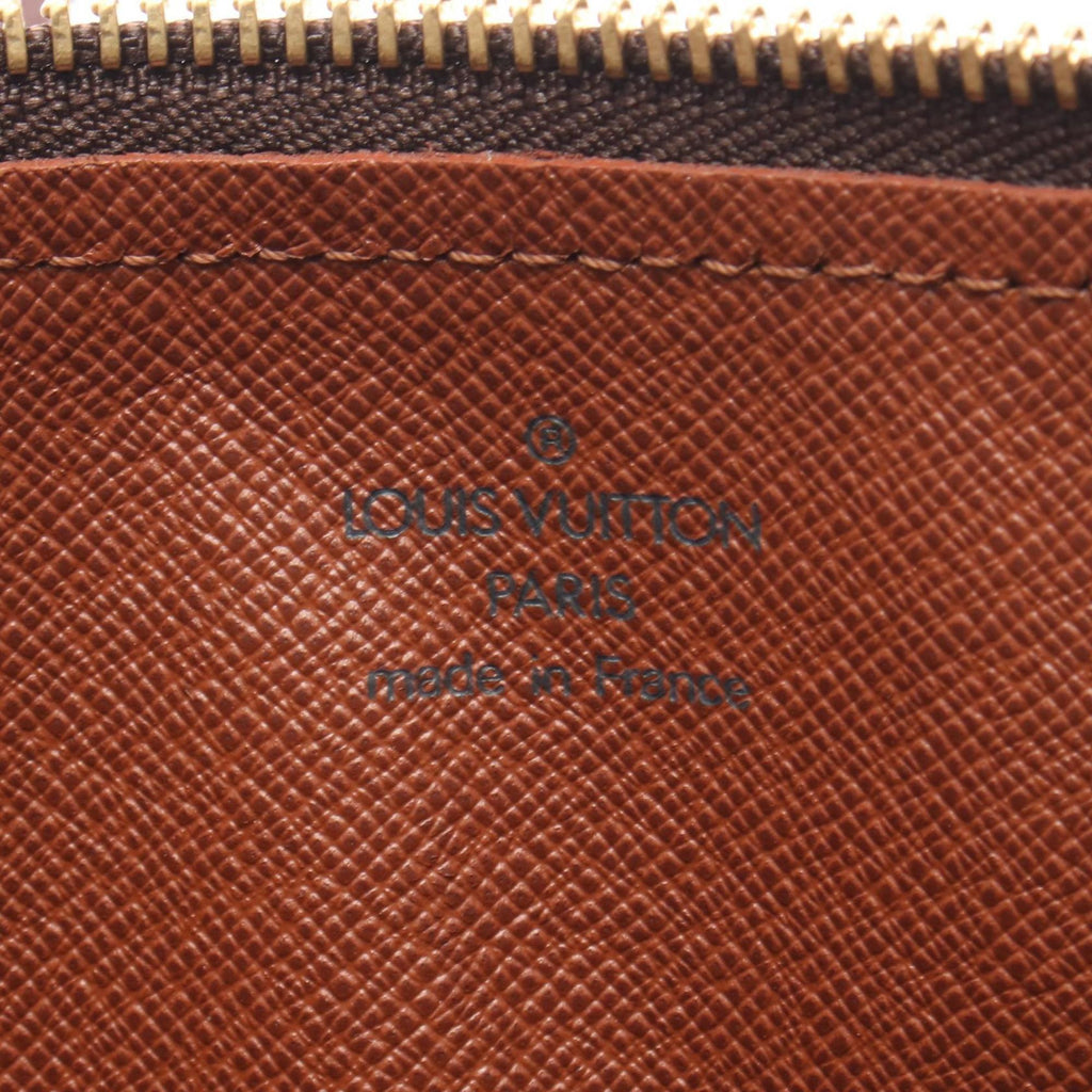 Louis Vuitton Brown Monogram Coated Canvas Leather Handbag