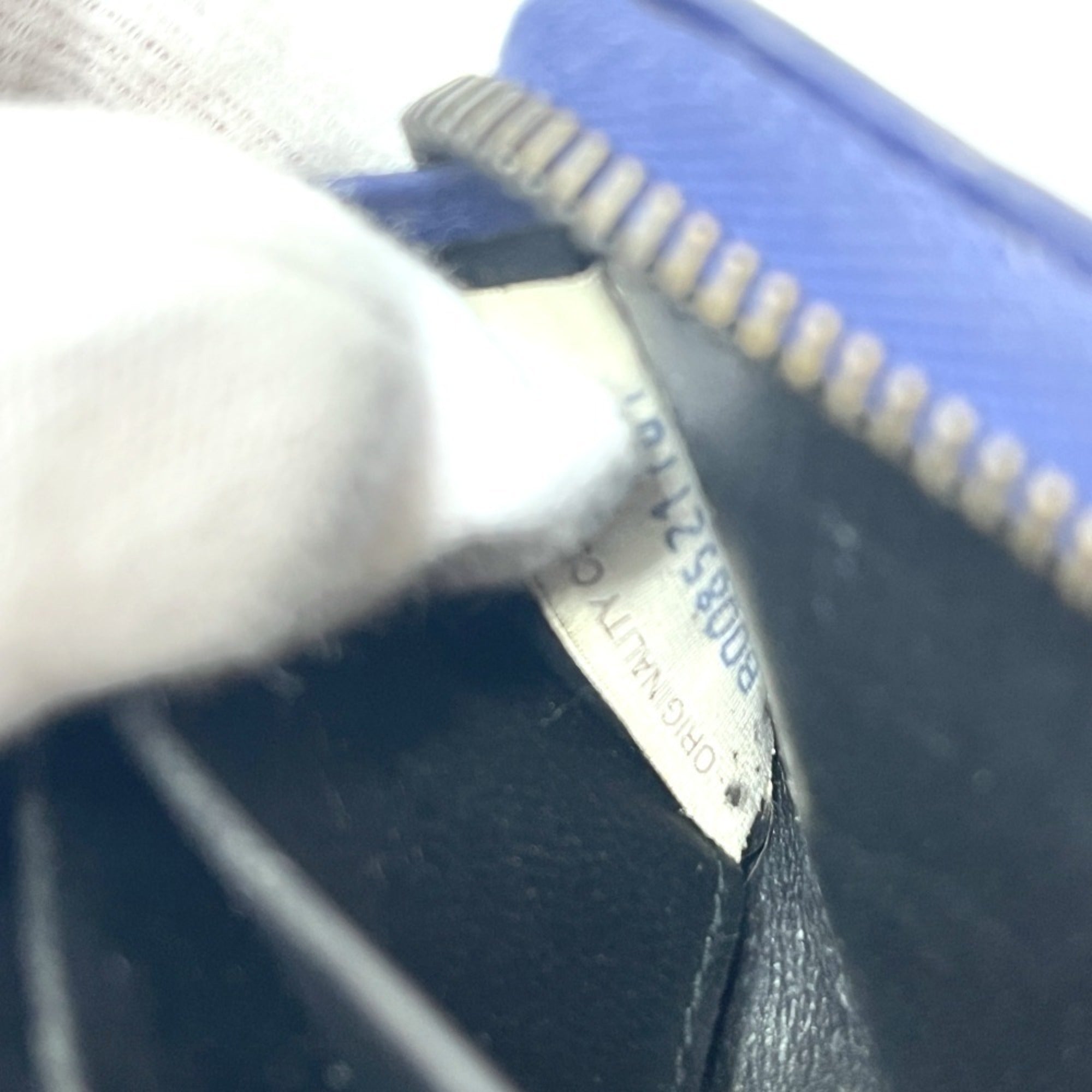Bottega Veneta Intrecciato Blue Leather Coin Purse/Coin Case
