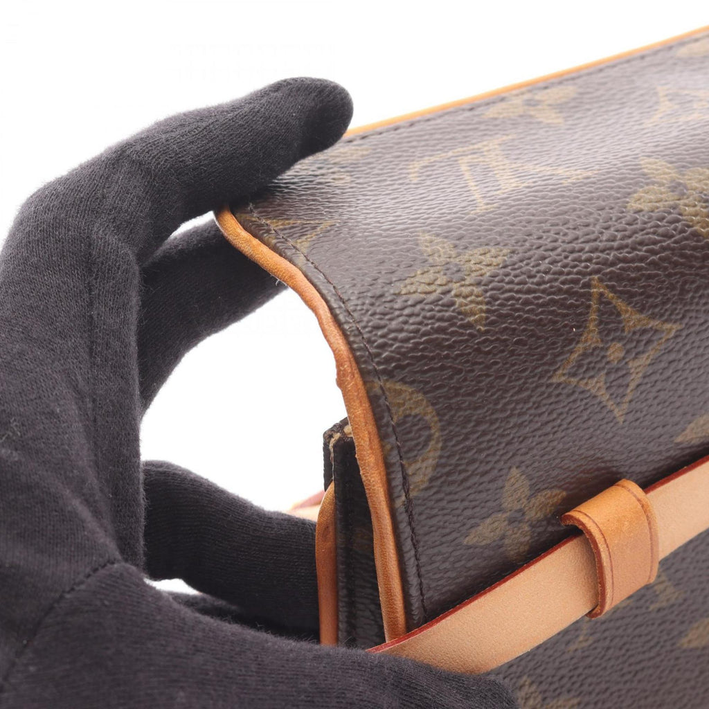Louis Vuitton Brown Coated Canvas Pvc Monogram Leather Fanny Pack Pochette