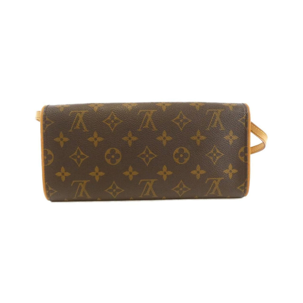Louis Vuitton Brown Coated Canvas Pochette Shoulder Bag