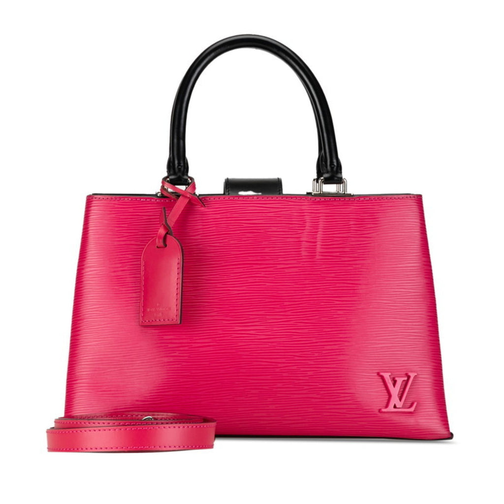 Louis Vuitton Hot Pink Leather Handbag Shoulder Bag