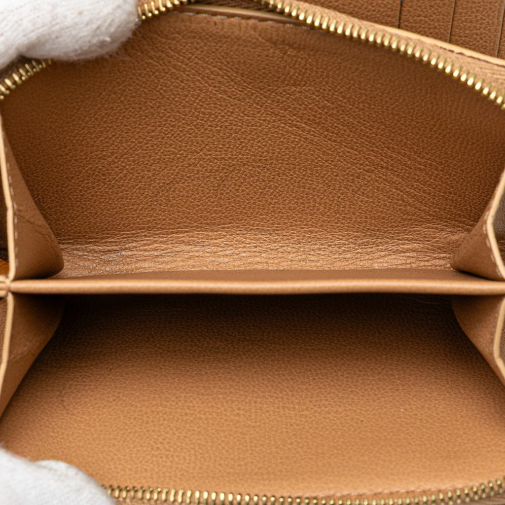 Louis Vuitton Brown Camel Leather Wallet