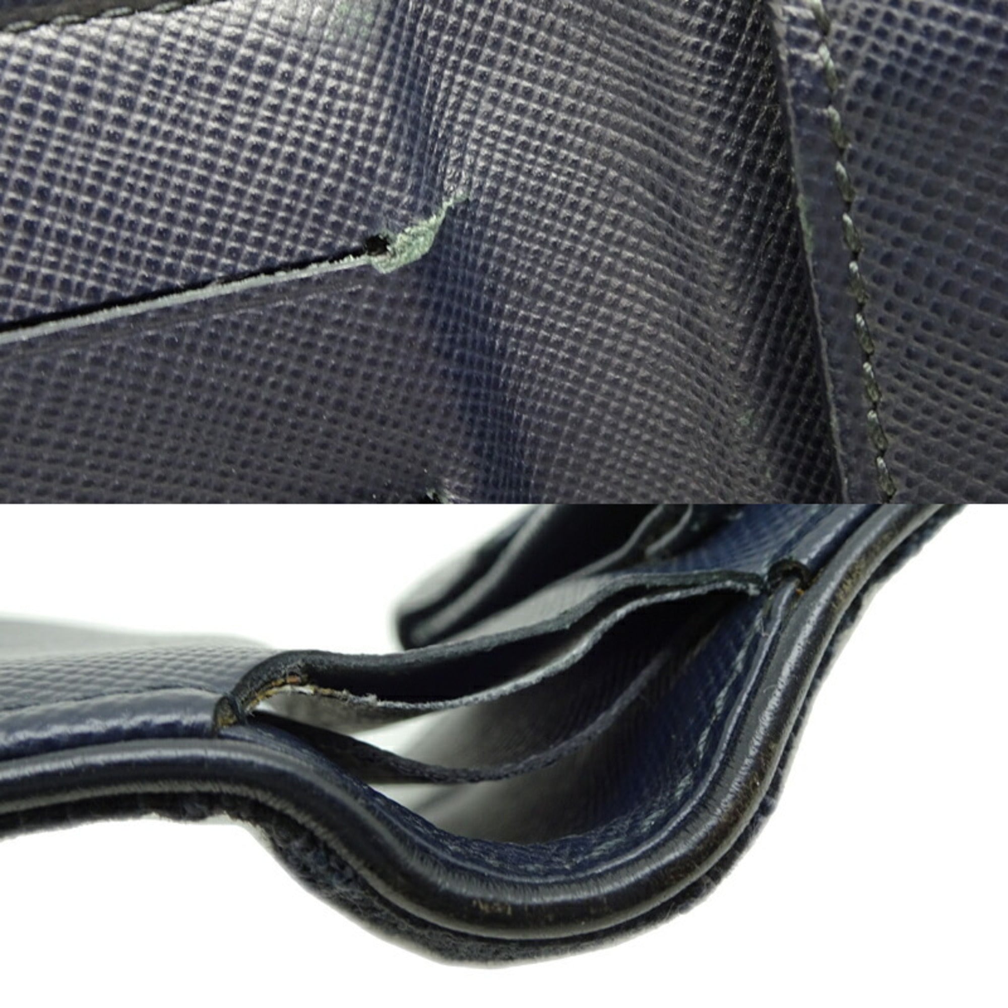 Louis Vuitton Monogram Mini Galle Monogram Navy Monogram Mini Wallet (Tri-Fold)