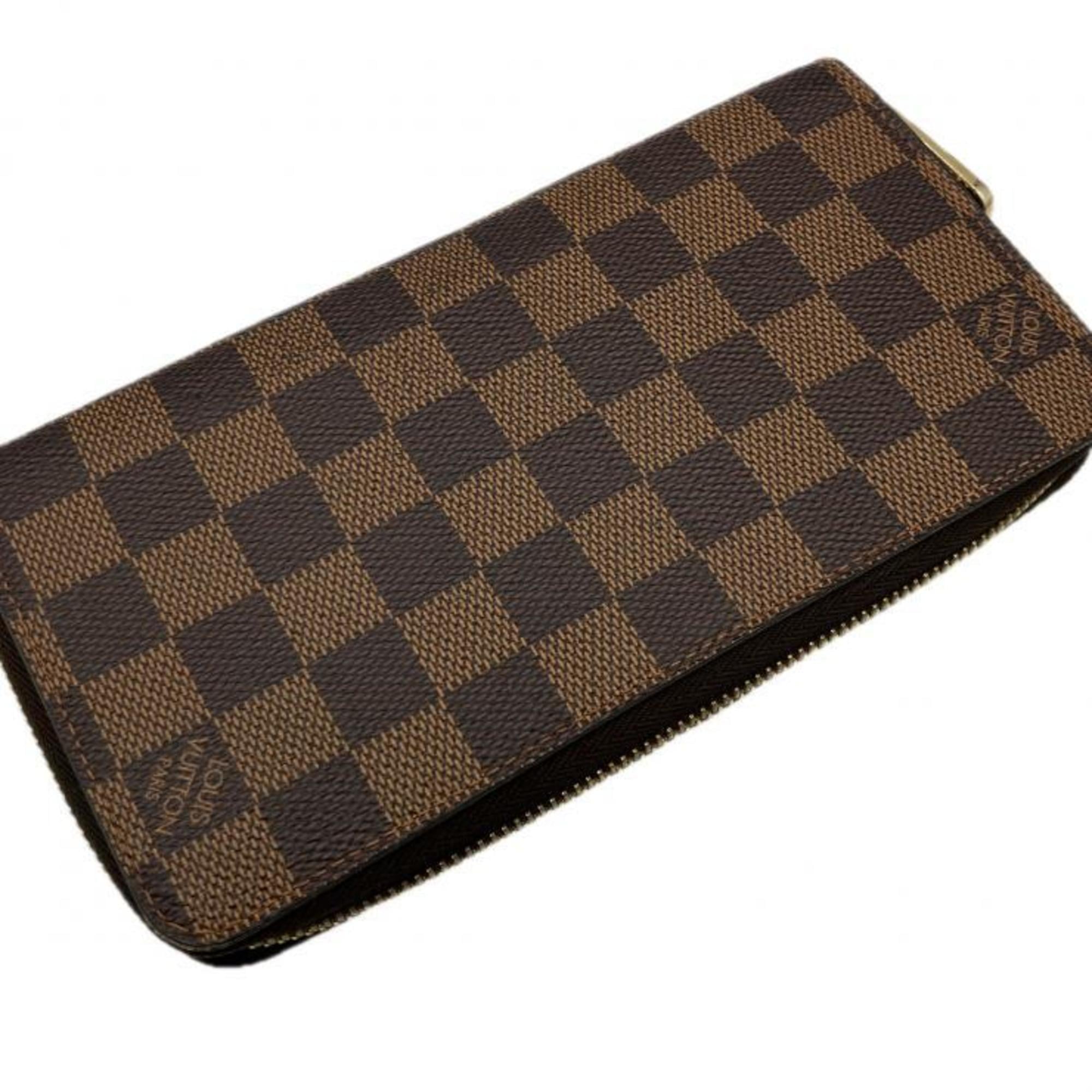 Louis Vuitton Brown Damier Canvas Damier Canvas Long Wallet