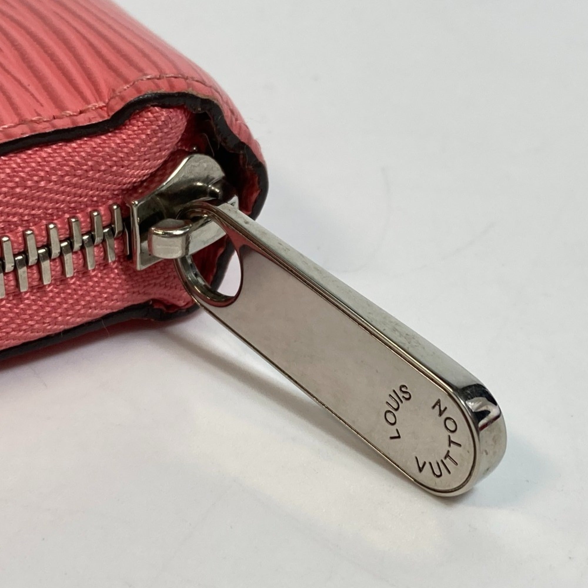 Louis Vuitton Epi Corail Pink Epi Leather Long Wallet
