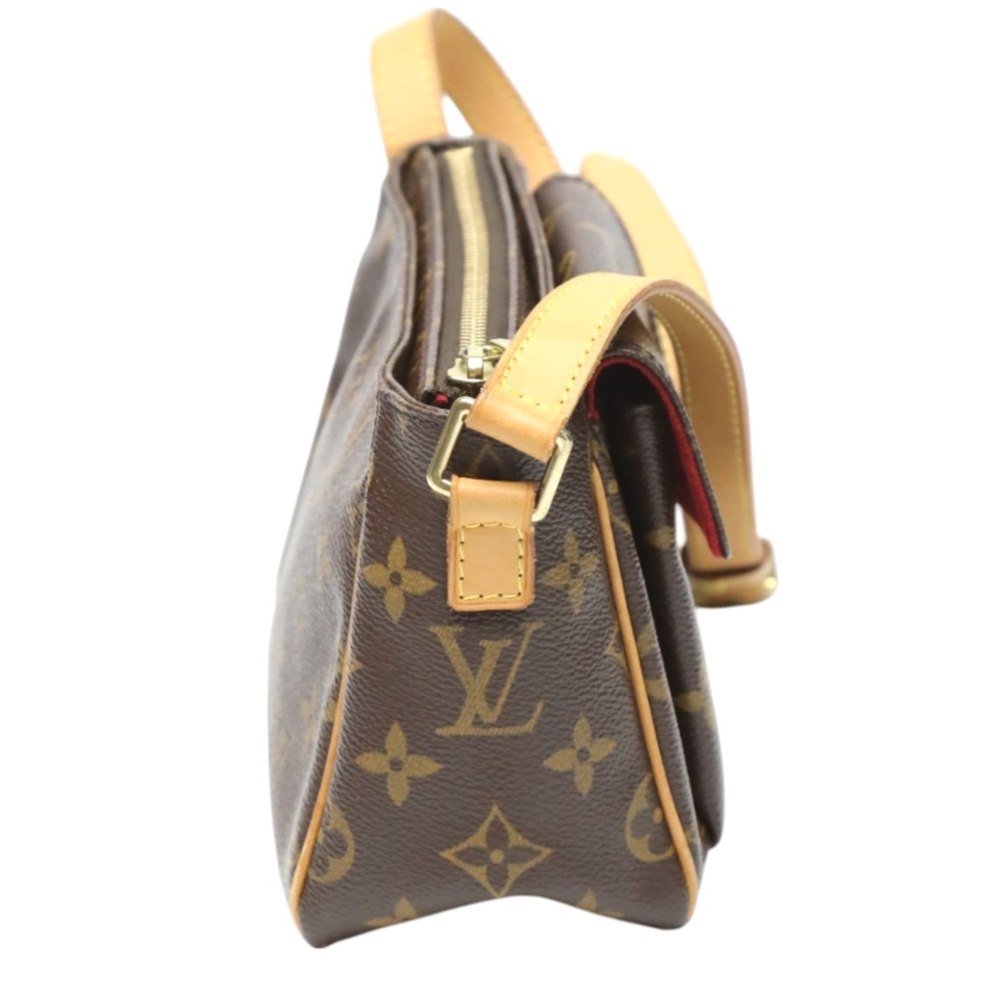 Louis Vuitton Brown Monogram Canvas Shoulder Bag