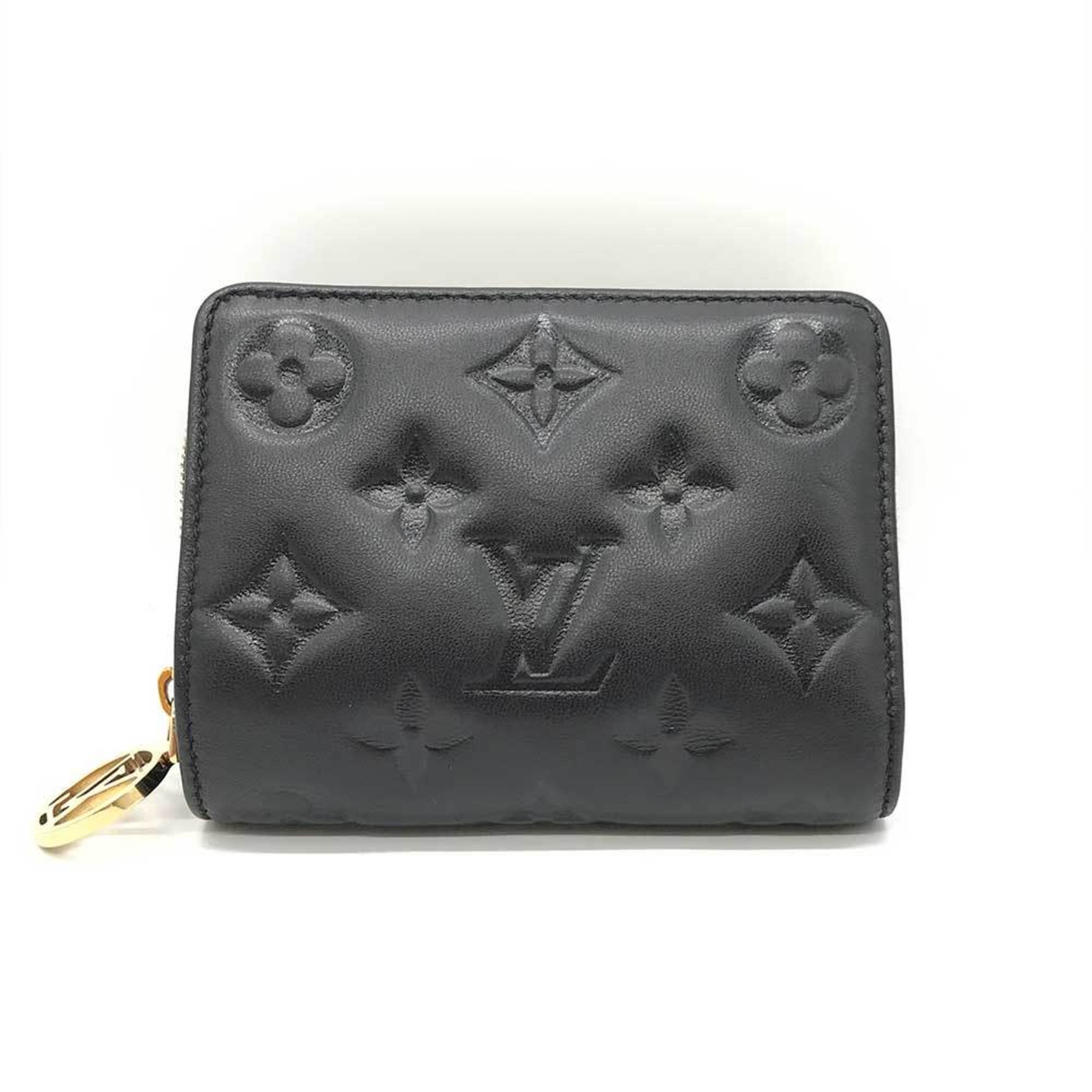 Louis Vuitton Black Monogram Mat Wallet