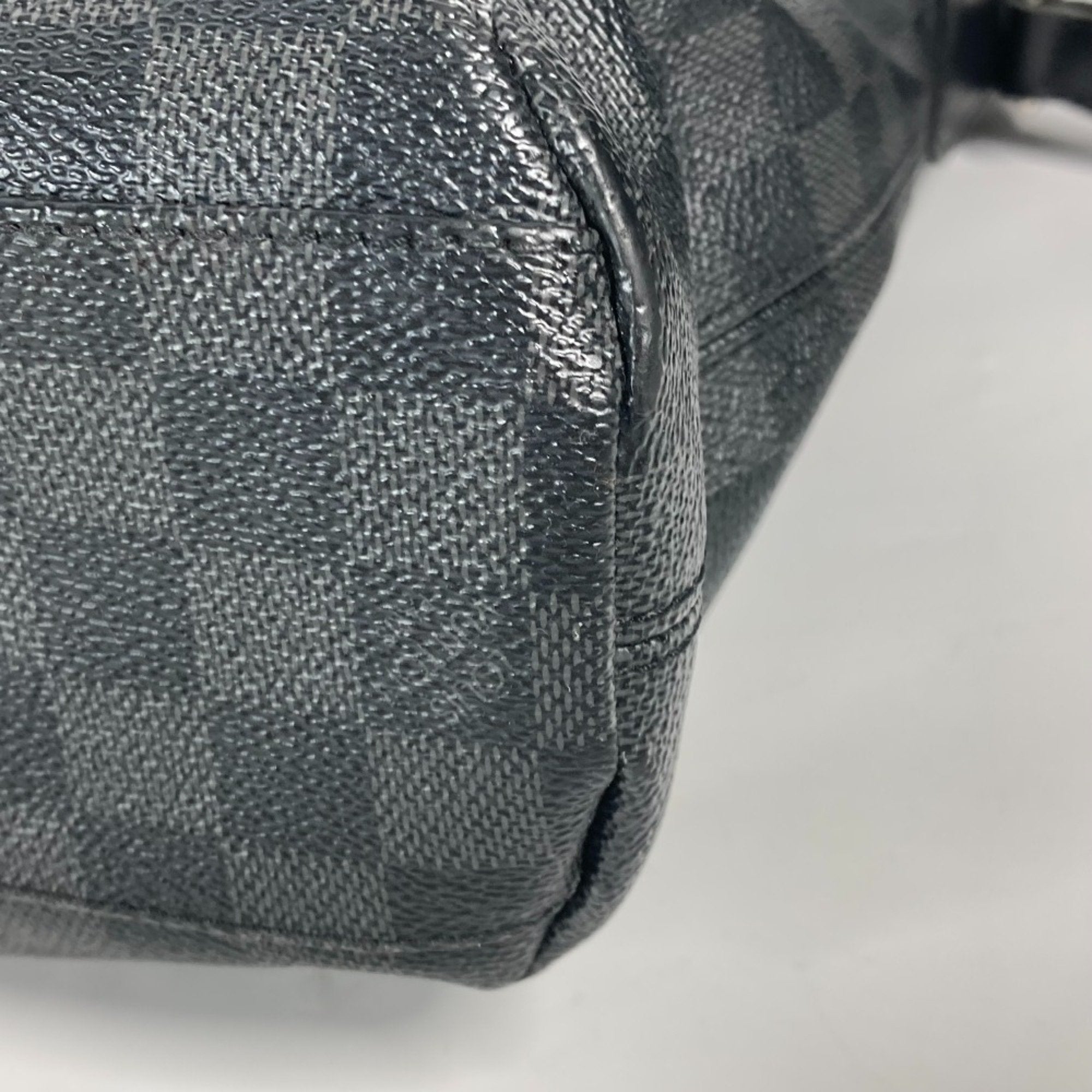 Louis Vuitton Black Damier Graphite Shoulder Bag