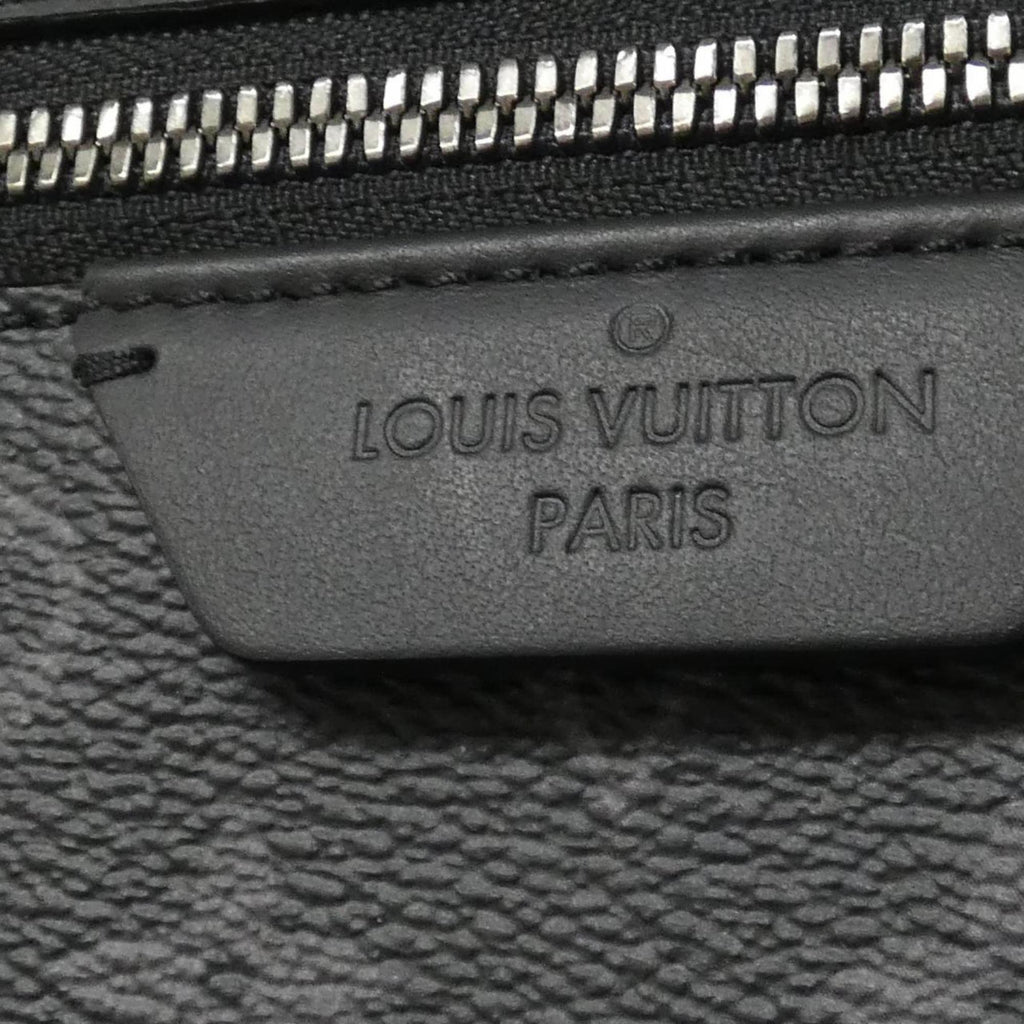 Louis Vuitton Black Coated Canvas Backpack