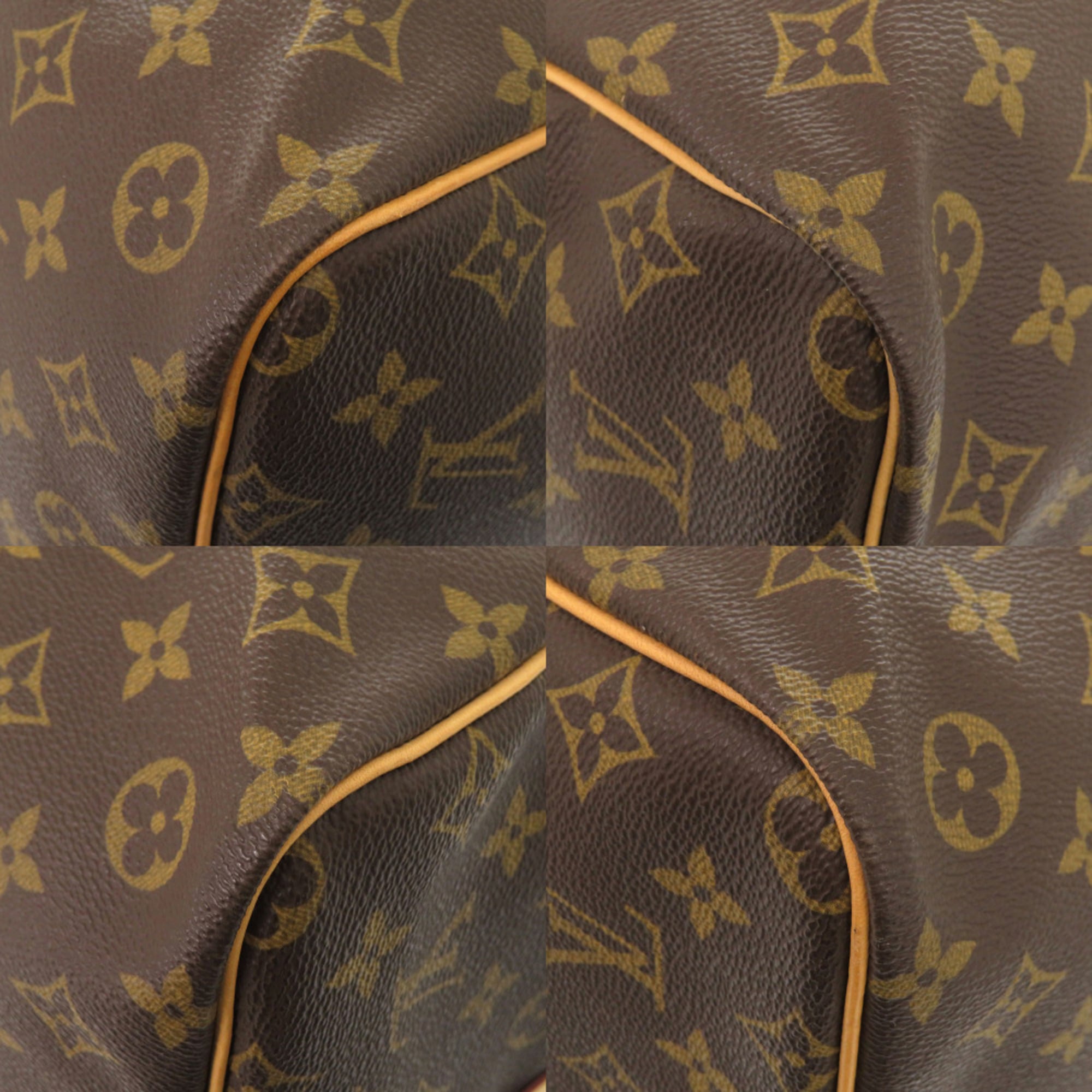 Louis Vuitton Brown Monogram Canvas Boston Bag