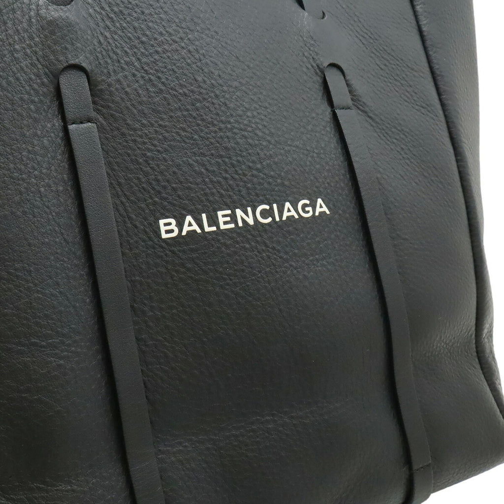 Balenciaga Black Leather Shoulder Bag Tote
