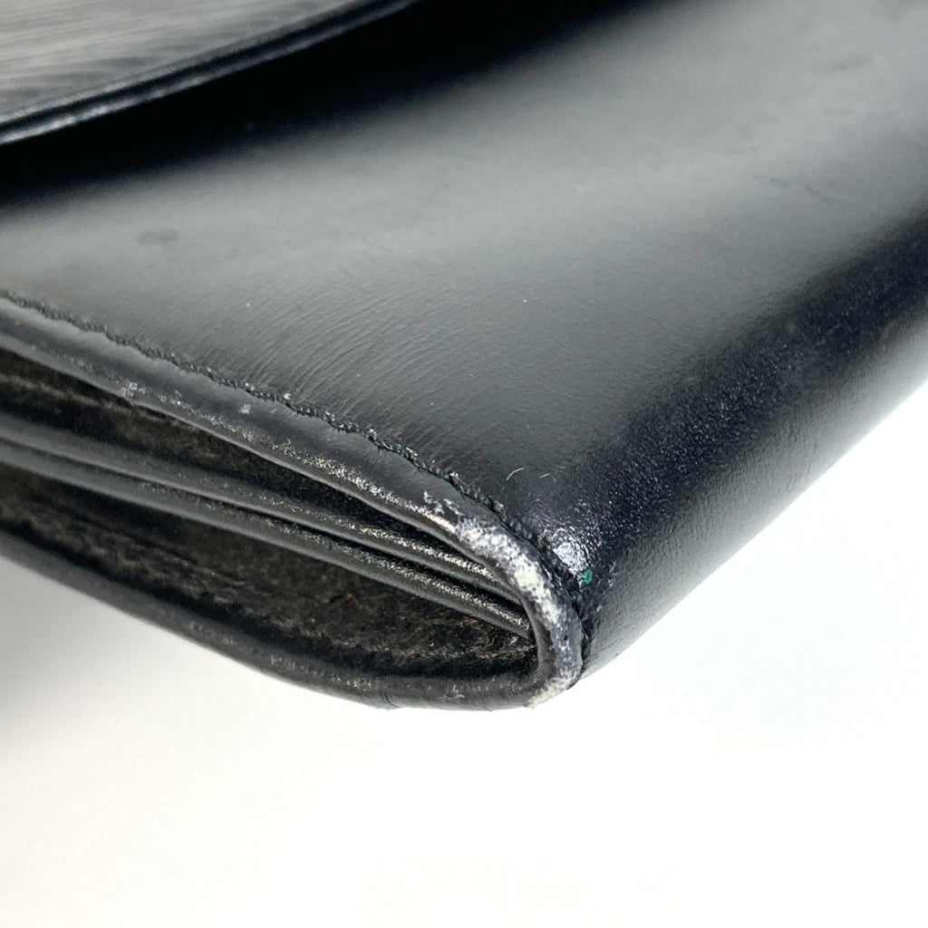 Louis Vuitton Black Leather Clutch Bag