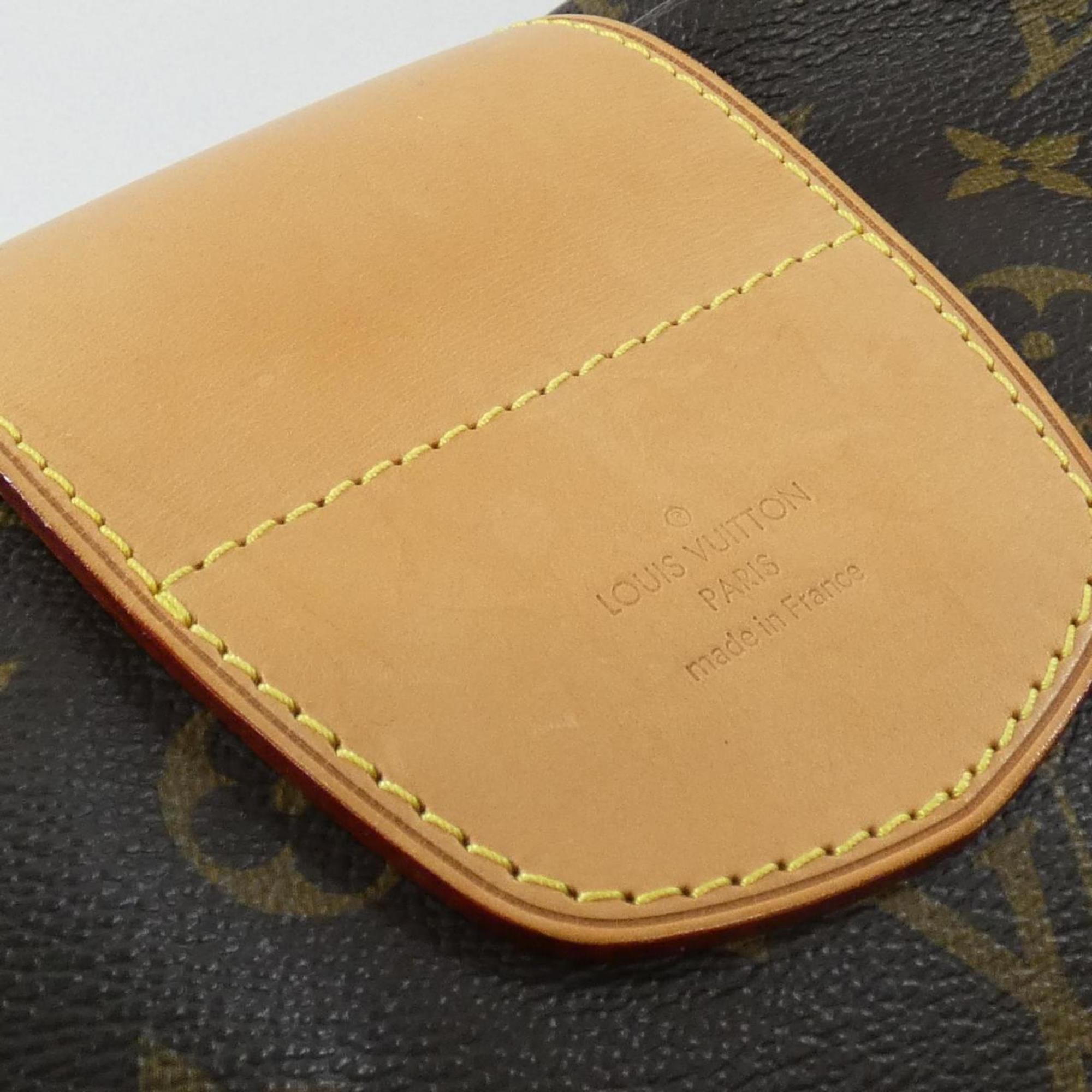 Louis Vuitton Brown Coated Canvas Shoulder Bag