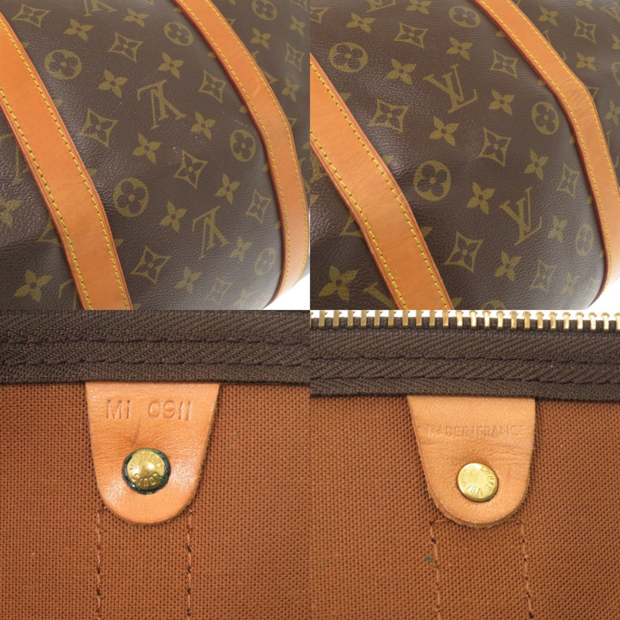 Louis Vuitton Brown Monogram Canvas Boston Bag