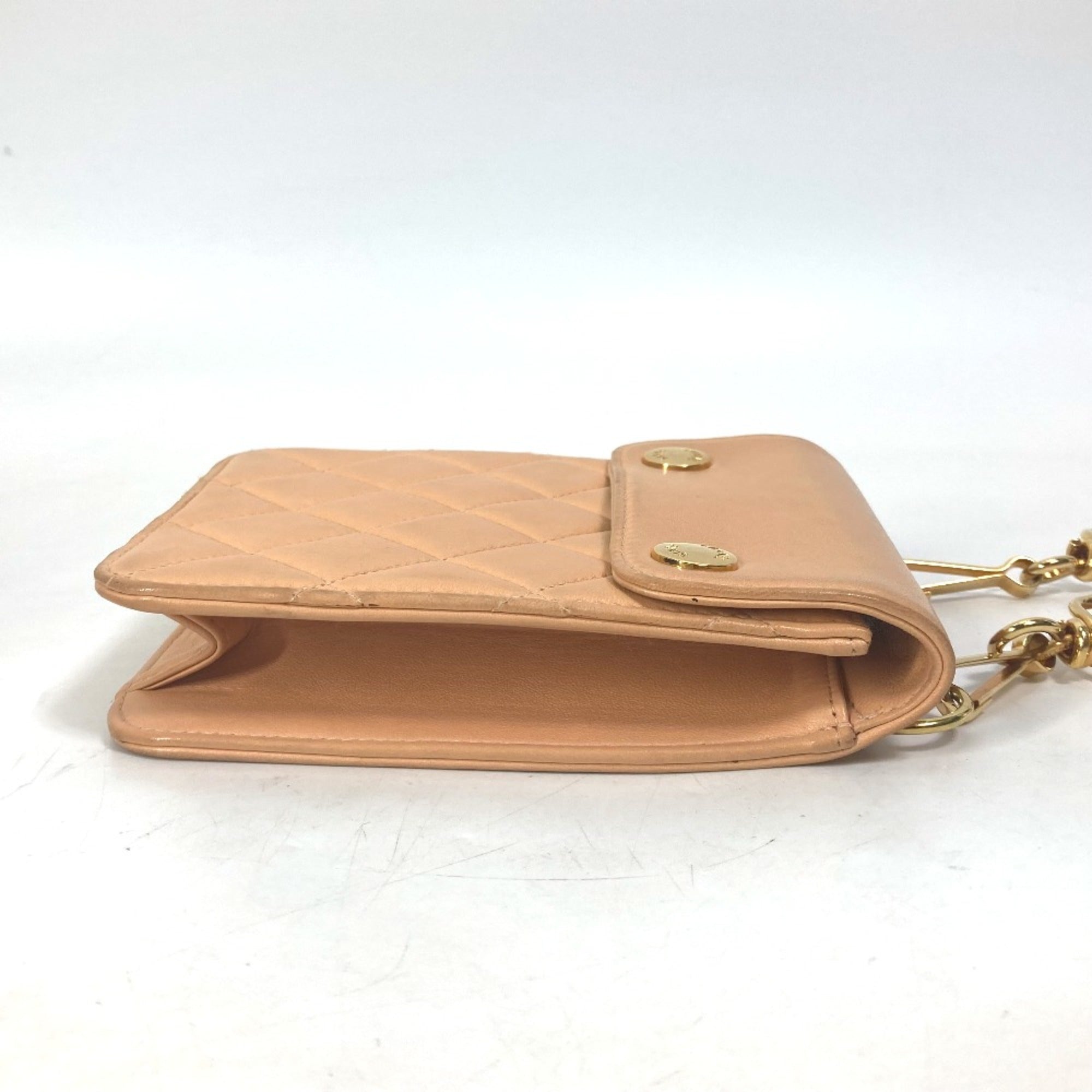 Chanel Pink Leather Shoulder Bag