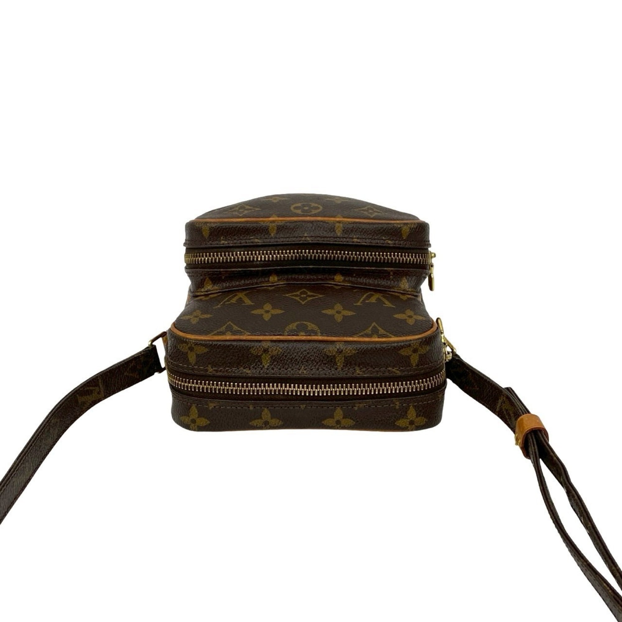 Louis Vuitton Brown Leather Pvc Pochette Shoulder Bag