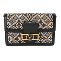 Louis Vuitton Monogram Black Leather Shoulder Bag