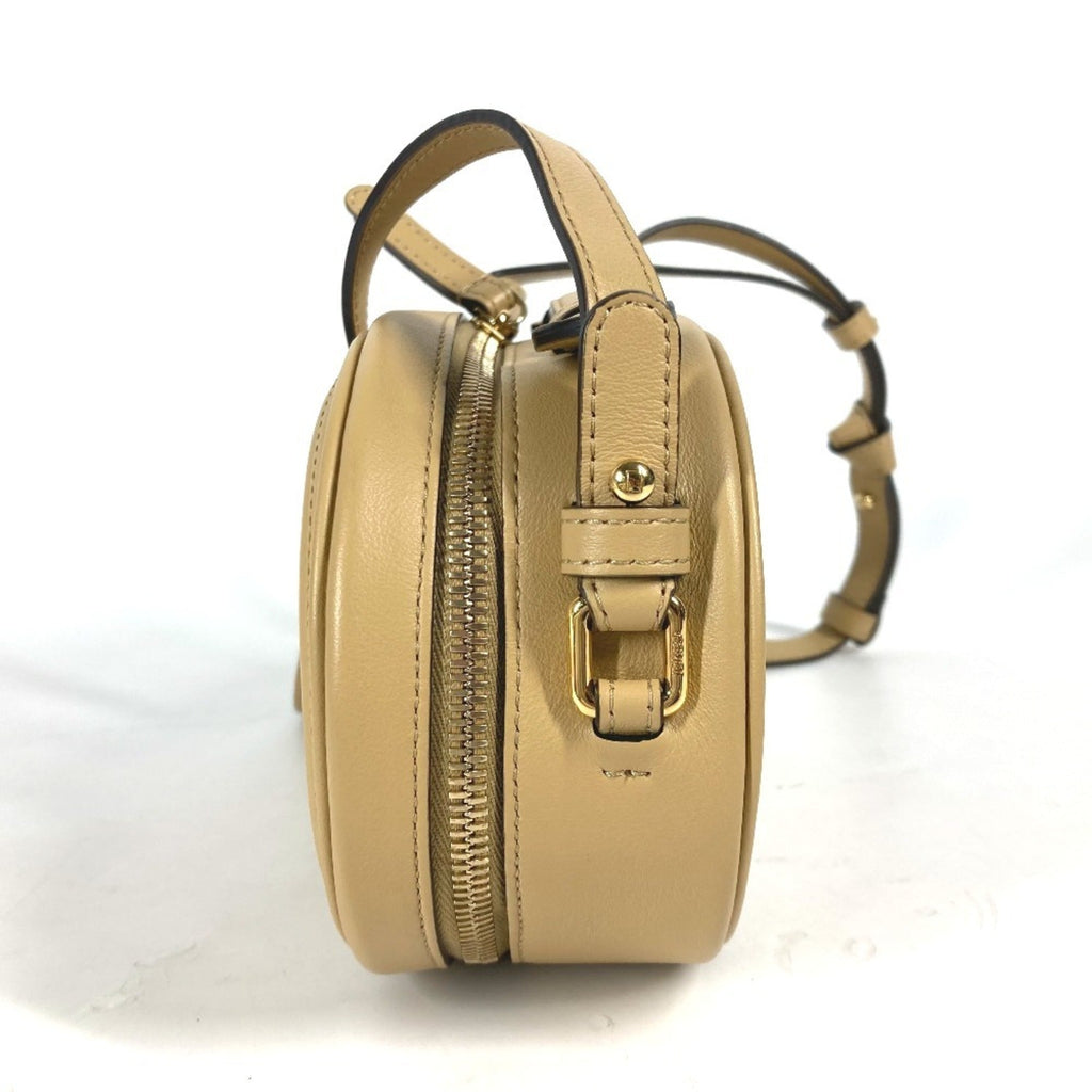 Fendi Beige Leather Handbag Shoulder Bag