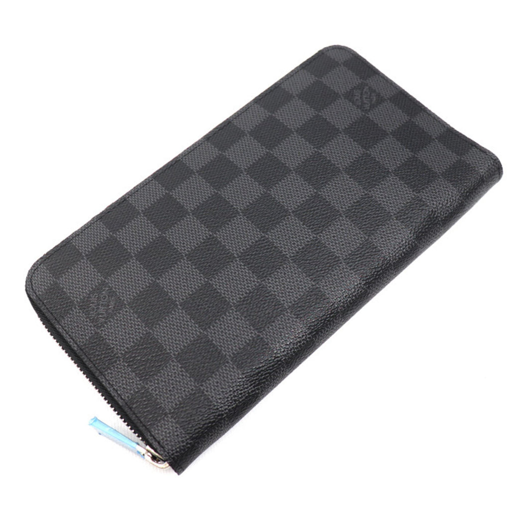 Louis Vuitton Black Damier Graphite Damier Graphite Long Wallet