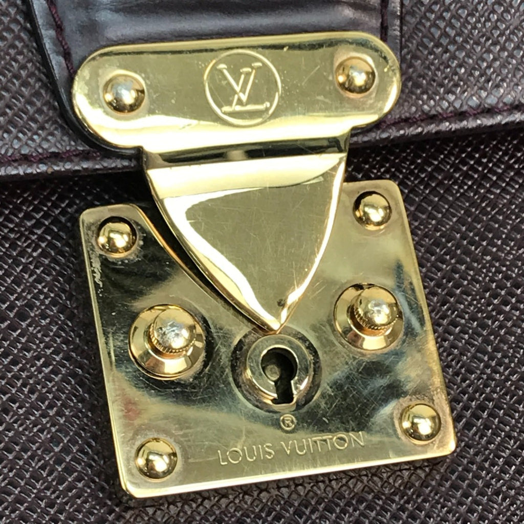 Louis Vuitton Brown Leather Briefcase