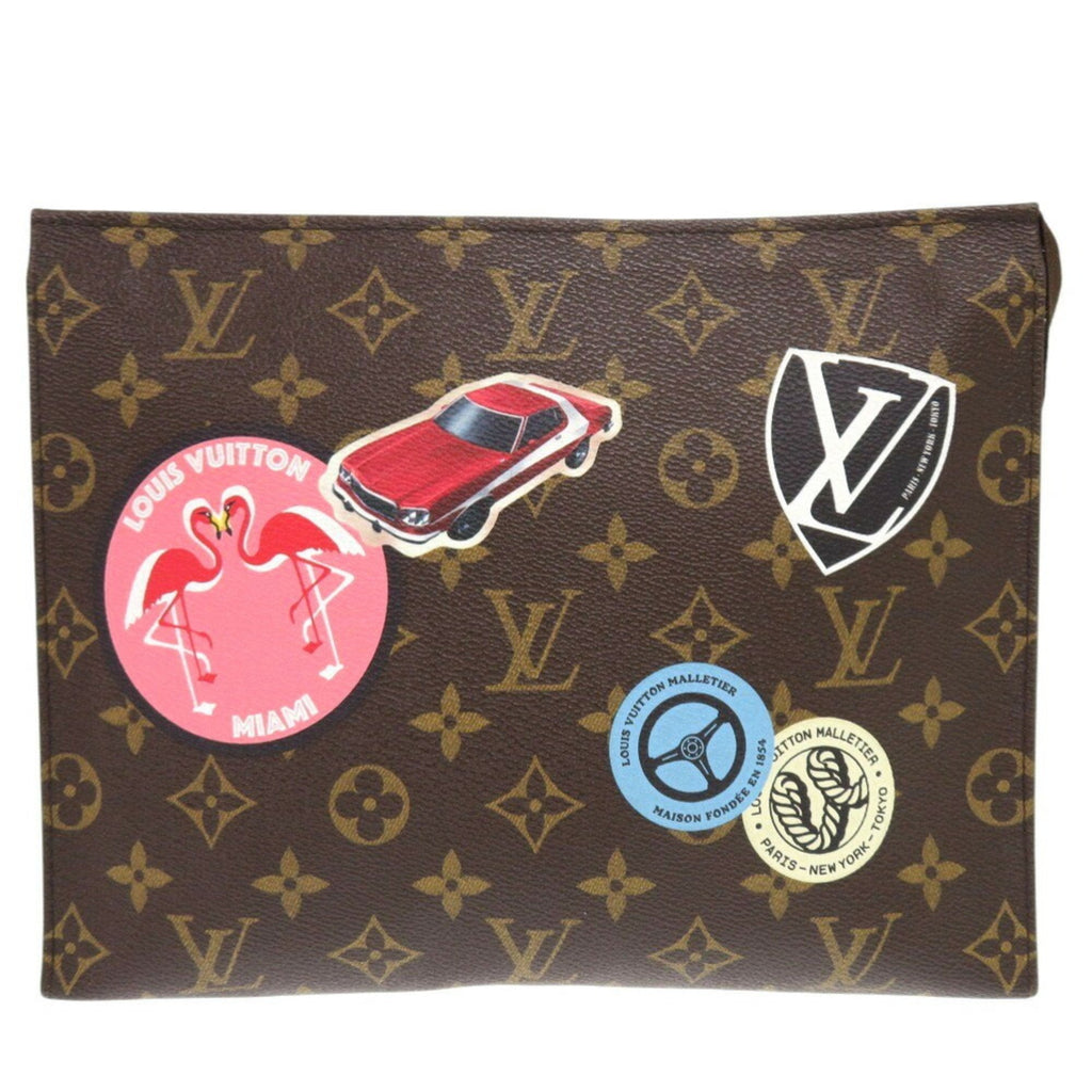 Louis Vuitton Brown Monogram Monogram Clutch Bag